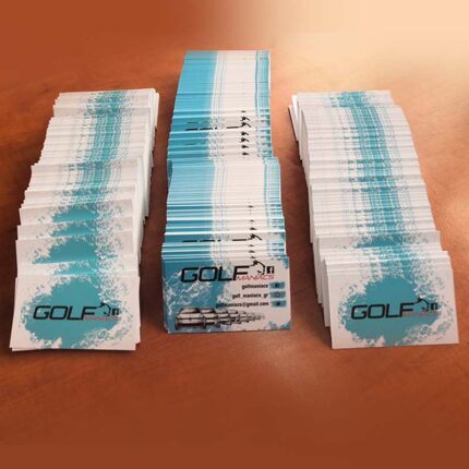 επαγγελματικές κάρτες golf maniacs εκτύπωση κάρτας stampariseto