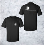 t-shirt με στάμπα jc εταιρικό μαύρο Στάμπες σε μπλούζες stampariseto
