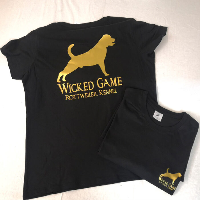 t-shirt rottweiler kennel wicked game stampariseto
