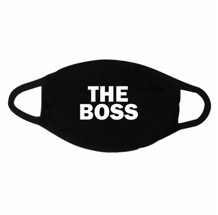 the boss μάσκα εκτύπωση σε μάσκα stampariseto