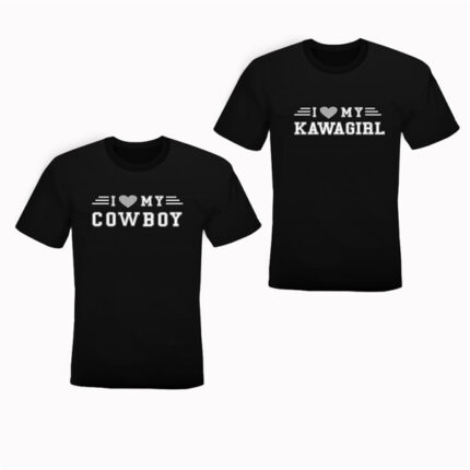 cowboy & cowgirl t-shirt stamparieto