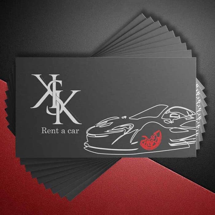 επαγγελματικές κάρτες ksk rent a car ψηφιακή εκτύπωση stampariseto.gr Πετρούπολη