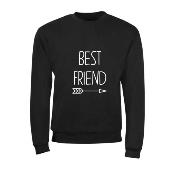 Best friend δεξί βέλος φούτερ διάφορα χρώματα